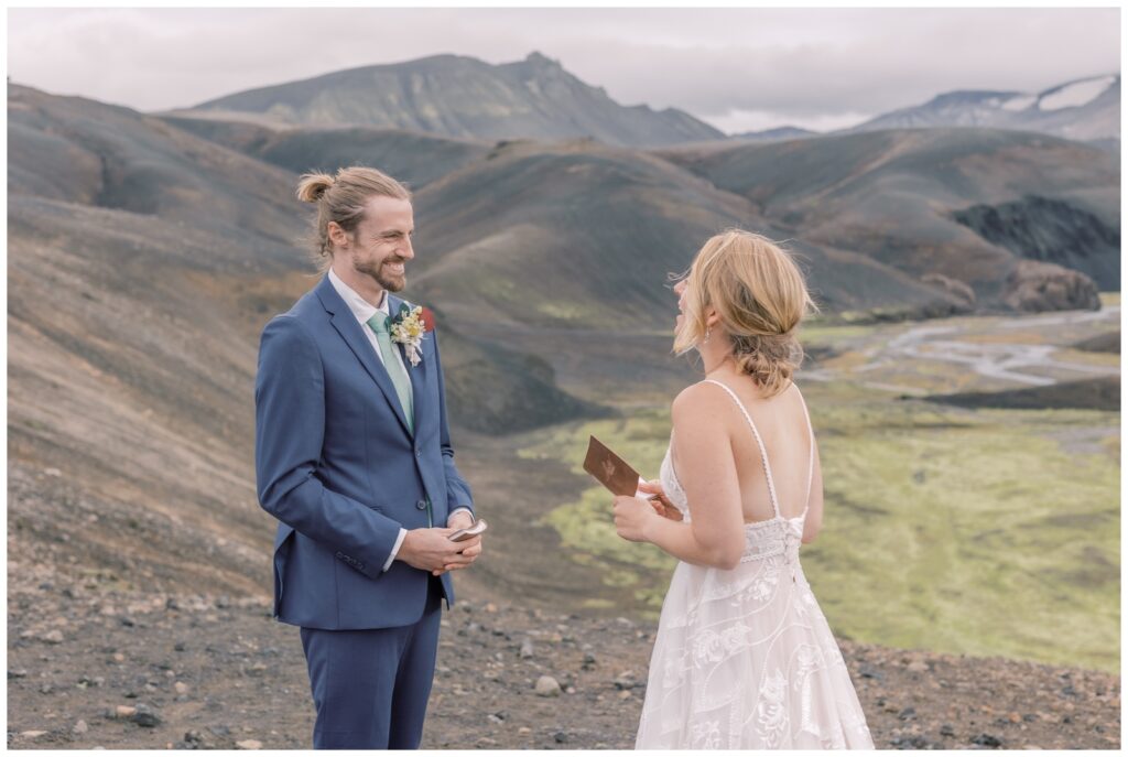 Iceland elopement in the Highlands.